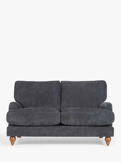 John Lewis Clover Small 2 Seater Sofa, Dark Leg, Chenille Charcoal