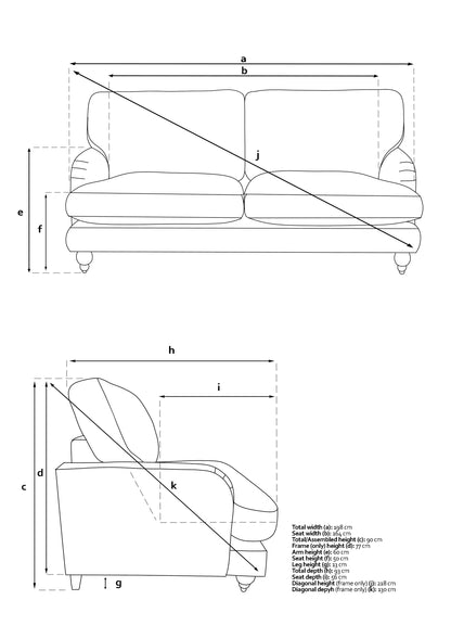 John Lewis Clover Large 3 Seater Sofa, Light Leg, Fine Chenille Natural