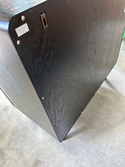 John Lewis Rattan 3 Drawer Chest, Black