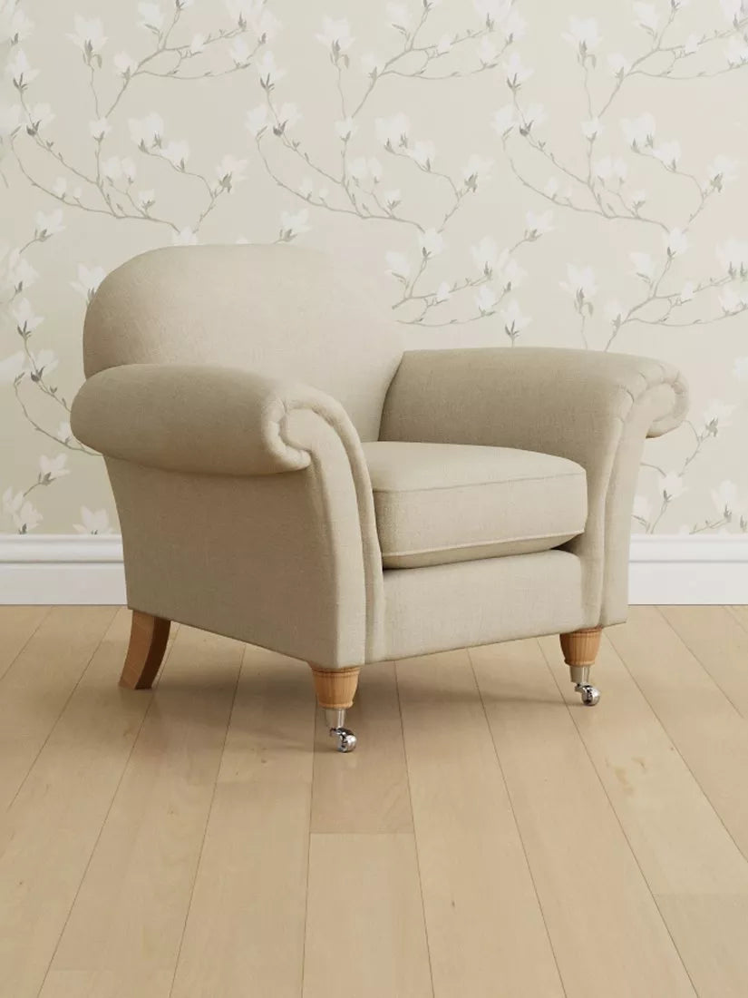 Laura Ashley Mortimer Armchair, Oak Leg by John Lewis & Partners