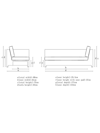 John Lewis Platform Rattan Modular 6-Seater Garden Lounging Set, Natural