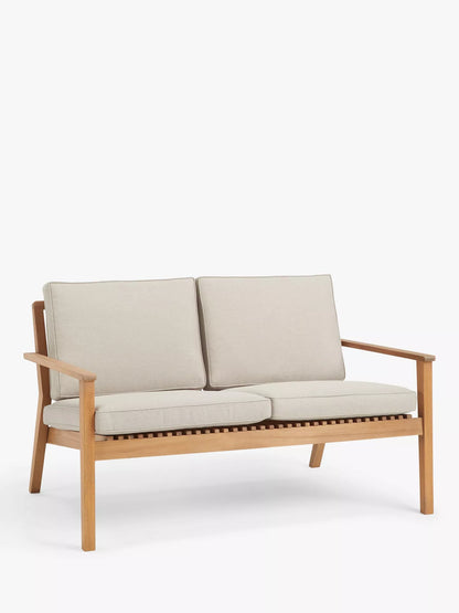 BER SELL CUSHUONS ONKY - John Lewis Mona 2-Seater Garden Sofa, FSC-Certified (Acacia Wood), Natural