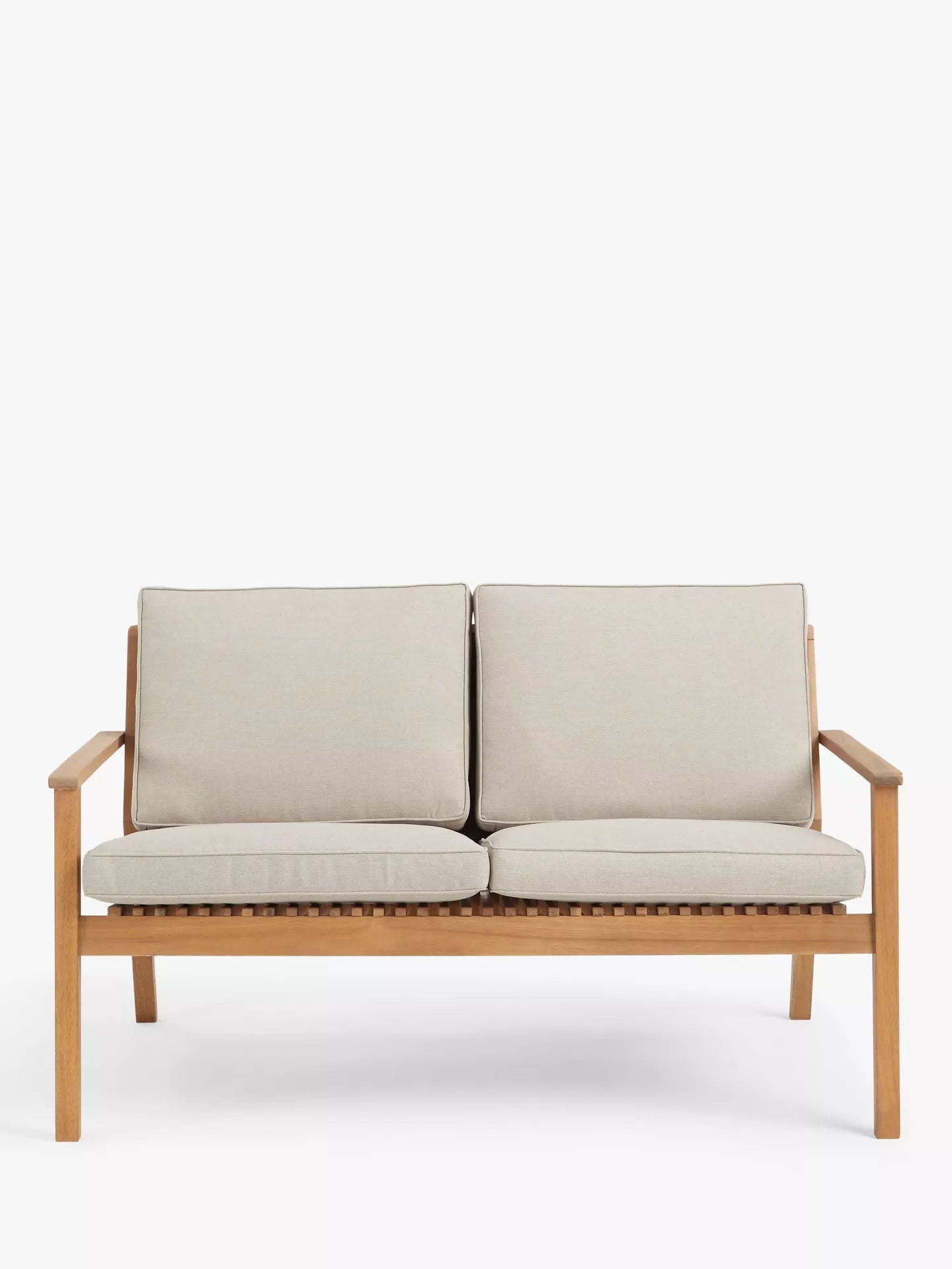 BER SELL CUSHUONS ONKY - John Lewis Mona 2-Seater Garden Sofa, FSC-Certified (Acacia Wood), Natural