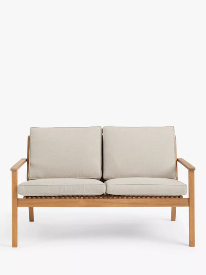 BER SELL CUSHUONS ONKY - John Lewis Mona 2-Seater Garden Sofa, FSC-Certified (Acacia Wood), Natural