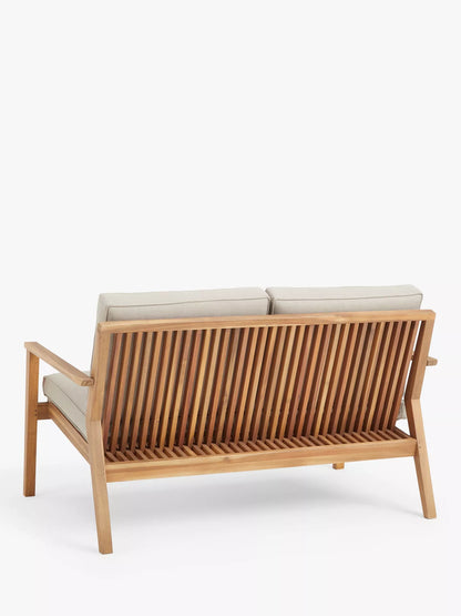 BER SELL CUSHUONS ONKY - John Lewis Mona 2-Seater Garden Sofa, FSC-Certified (Acacia Wood), Natural