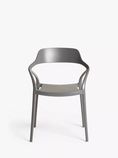 John Lewis Stacking Garden Chair, Set of 2 Grey