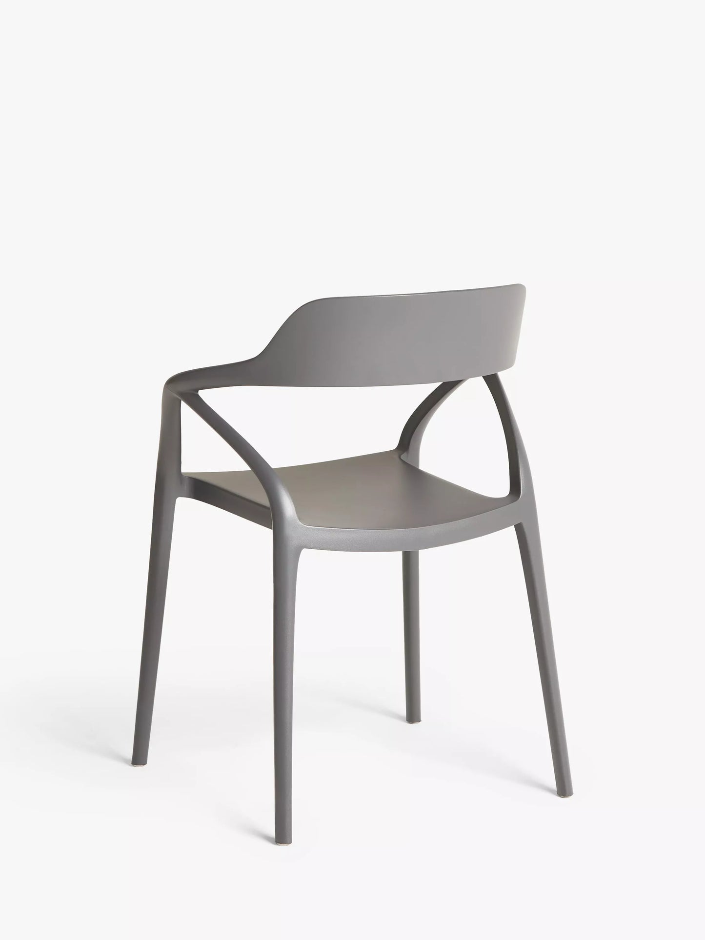 John Lewis Stacking Garden Chair, Set of 2 Grey