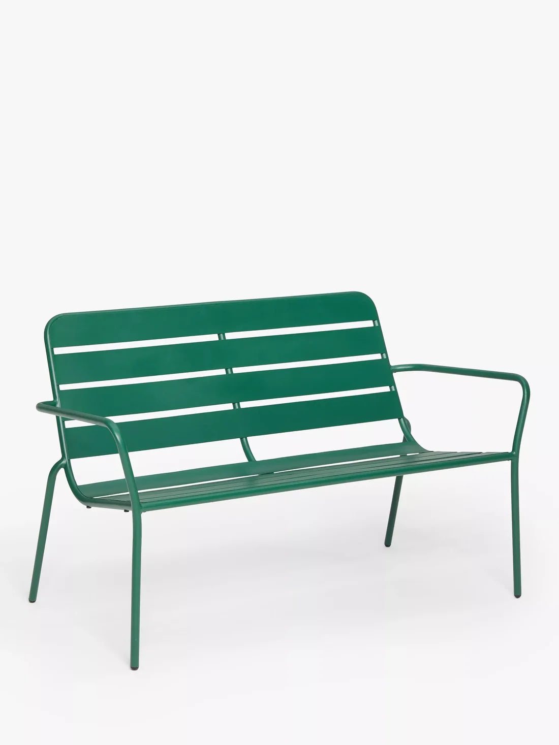 John Lewis Tri-Colour Metal Garden Furniture Set  2 Benches & 1 Armchair