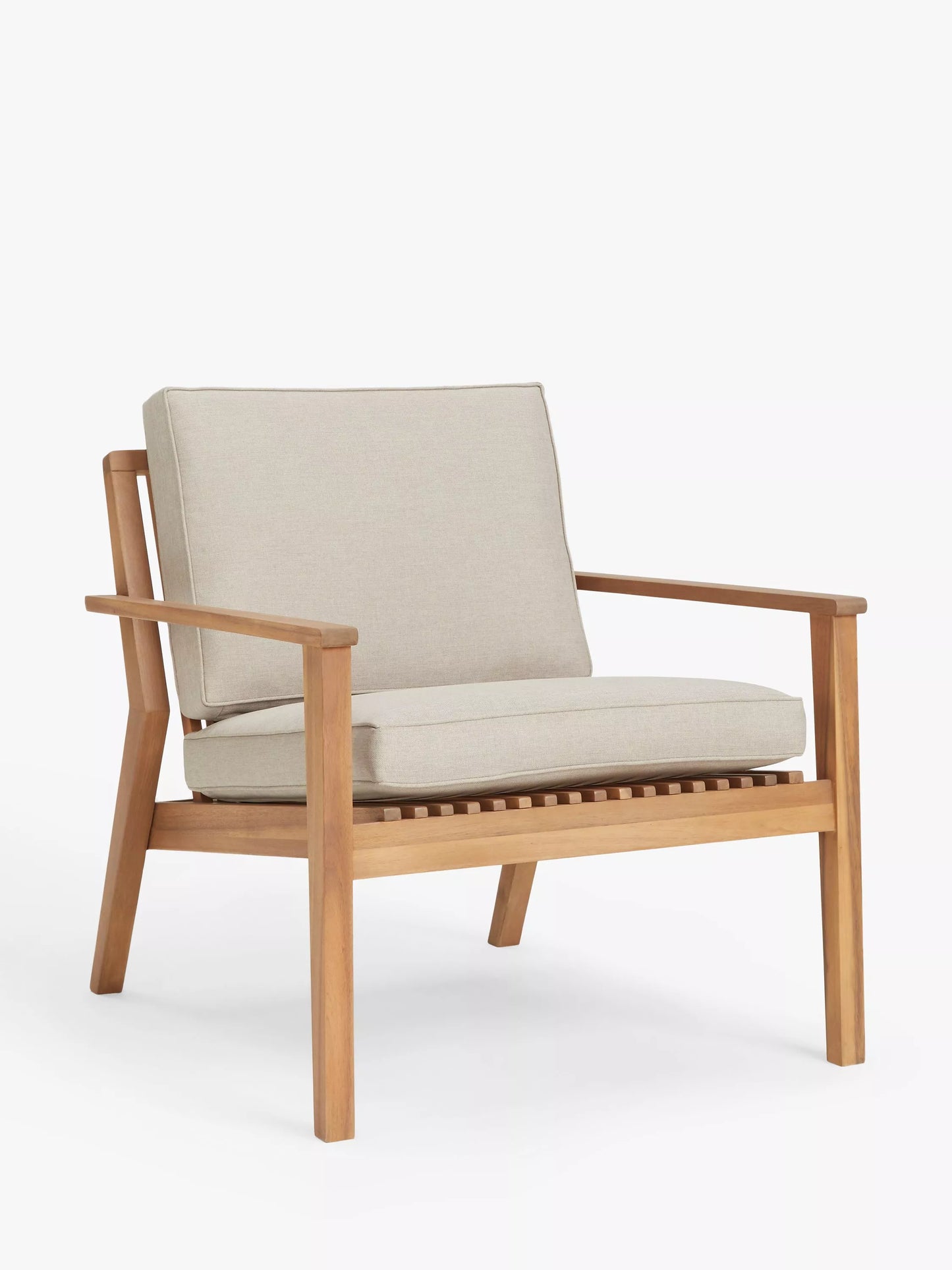 John Lewis Mona Garden Lounge Chair Acacia Wood Natural