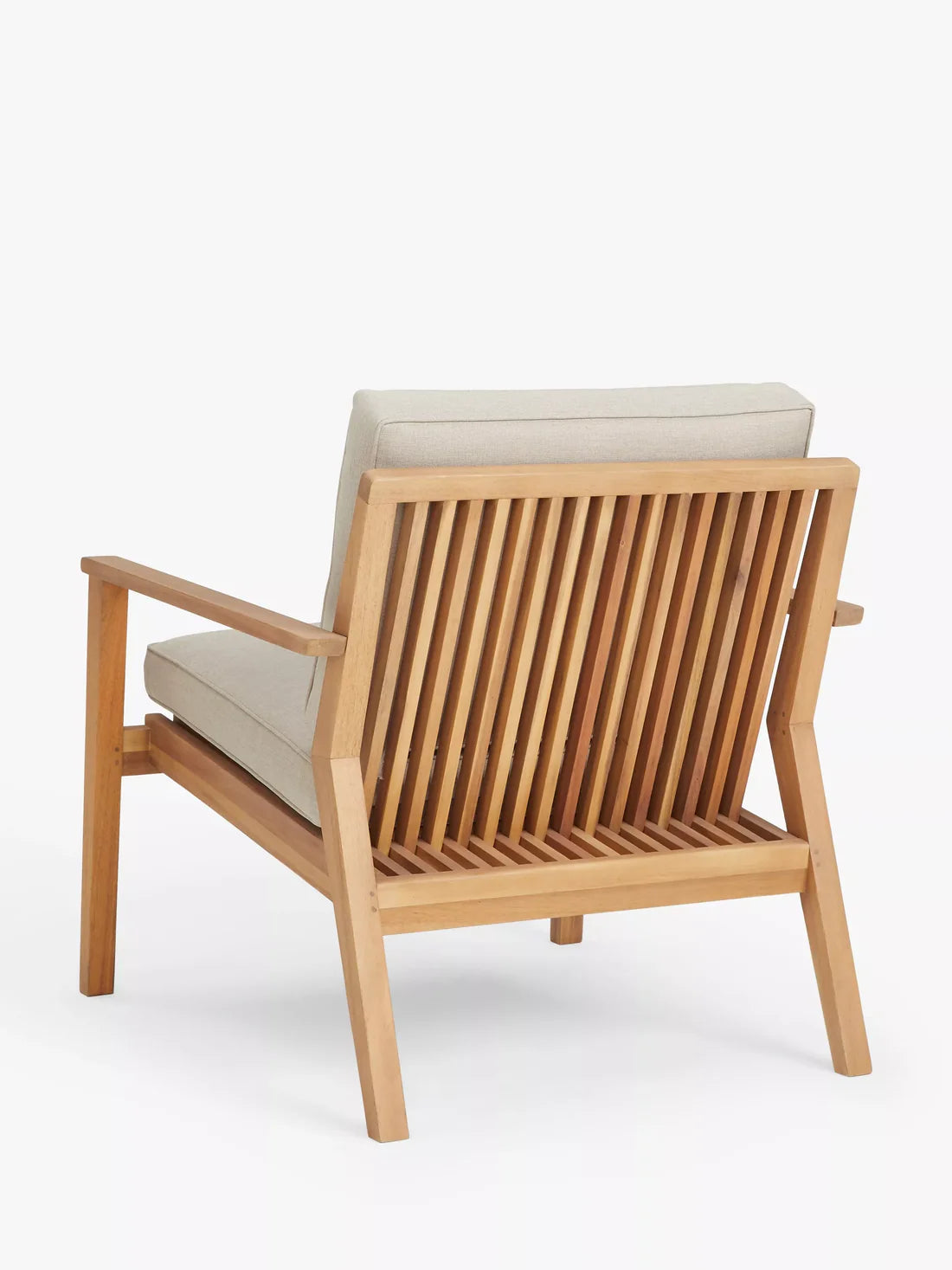 John Lewis Mona Garden Lounge Chair Acacia Wood Natural