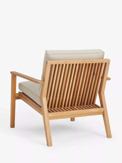 John Lewis Mona Garden Lounge Chair Acacia Wood Natural
