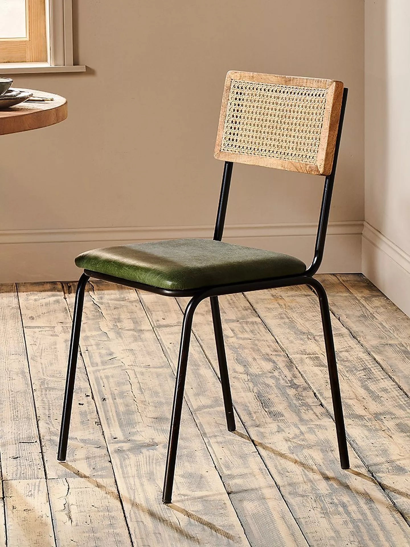 nkuku Iswa Dining Chair, Green