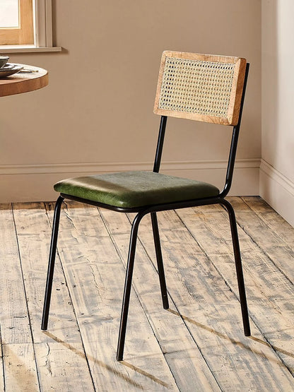 nkuku Iswa Dining Chair, Green
