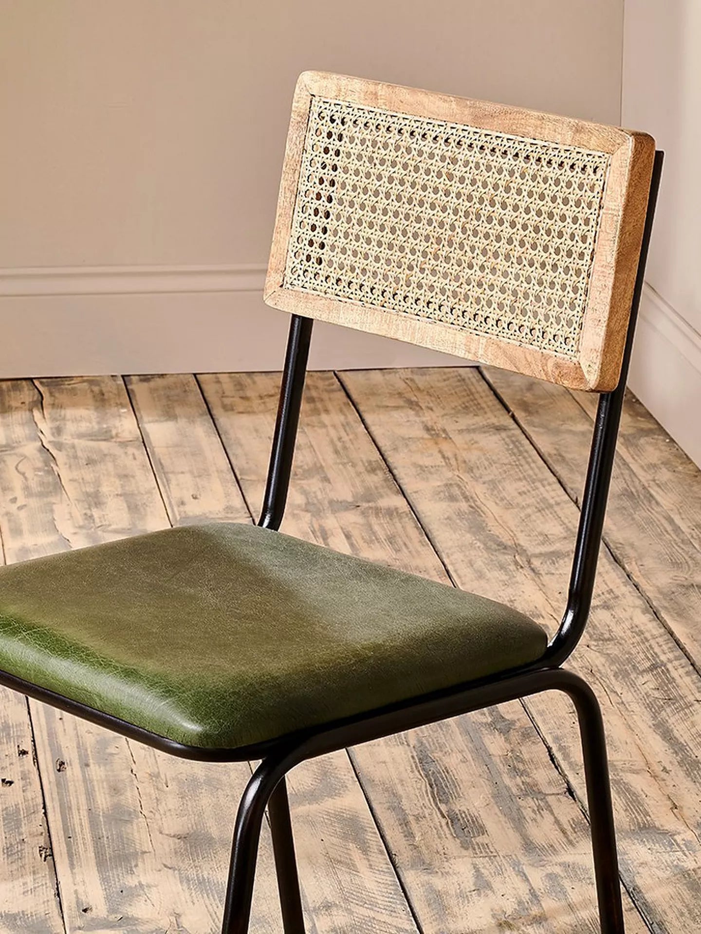 nkuku Iswa Dining Chair, Green