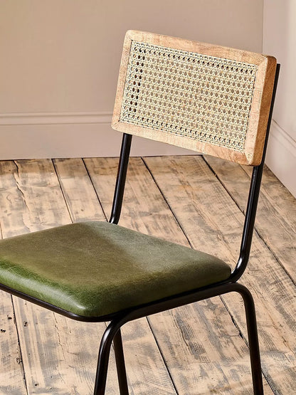 nkuku Iswa Dining Chair, Green