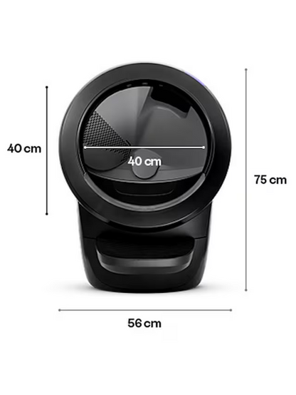 Litter-Robot 4 Smart Self-Cleaning Cat Litter Box, Black