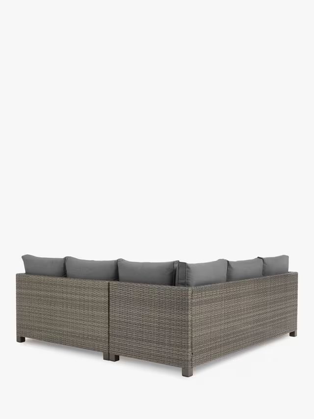 John Lewis Alora 4-Seater Garden Corner Lounging Set, Grey