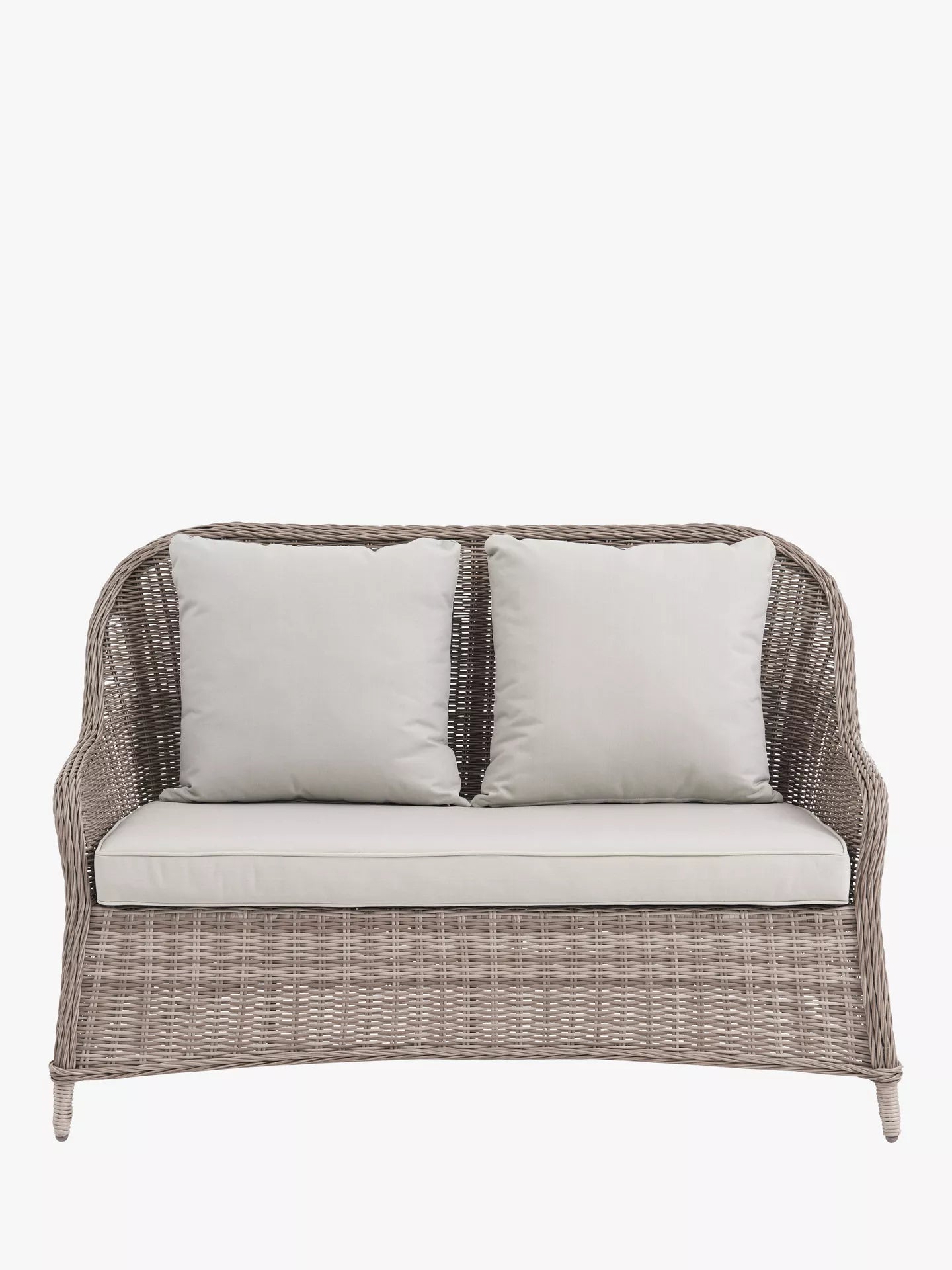 John Lewis Rye Woven 2-Seater Garden Sofa, Natural