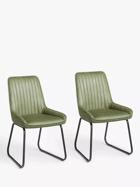 BROOKS II SDE CHAIR X2 GREEN