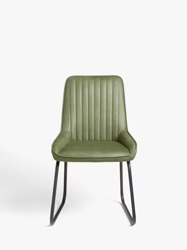 John Lewis Brooks II Side Dining Chairs, Set of 2, Green