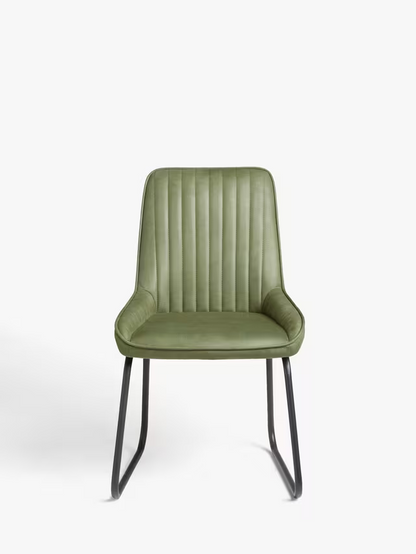 John Lewis Brooks II Side Dining Chairs, Set of 2, Green