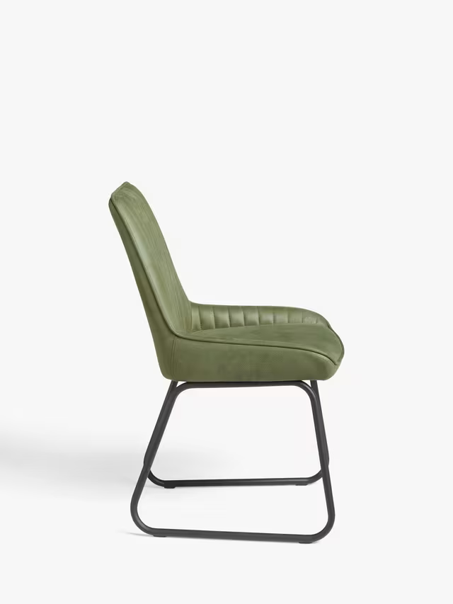 John Lewis Brooks II Side Dining Chairs, Set of 2, Green