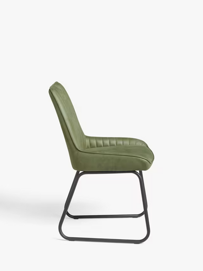 John Lewis Brooks II Side Dining Chairs, Set of 2, Green