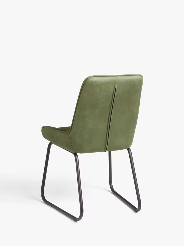 John Lewis Brooks II Side Dining Chairs, Set of 2, Green