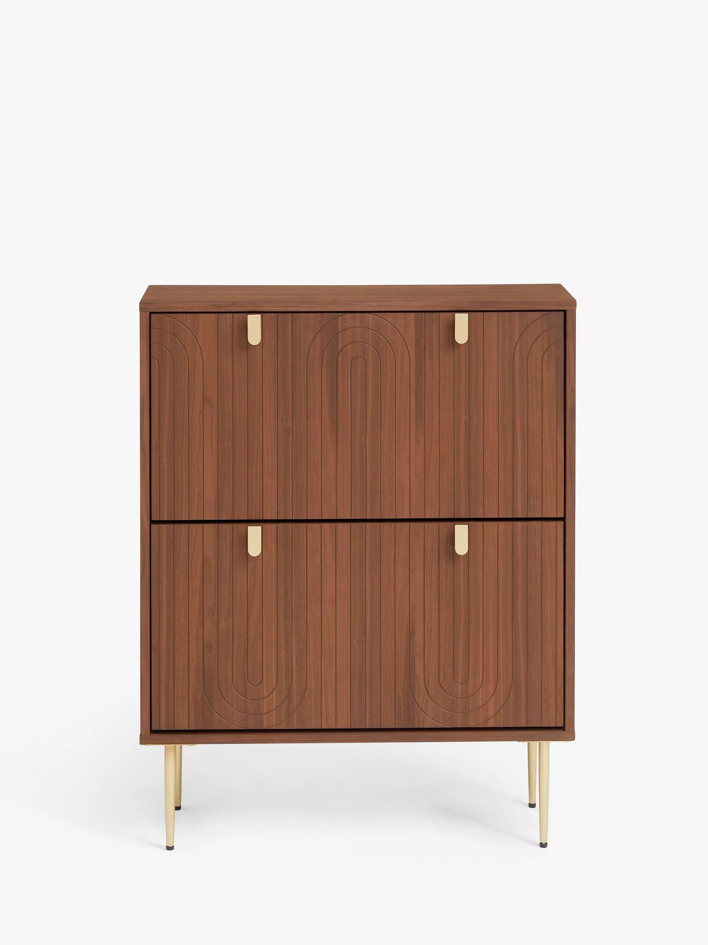 John Lewis Harvard Wide Shoe Storage Unit, Walnut