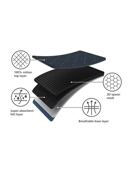 Joseph Joseph Glide Max Plus Ironing Board, Black/Blue, L135 x W45cm