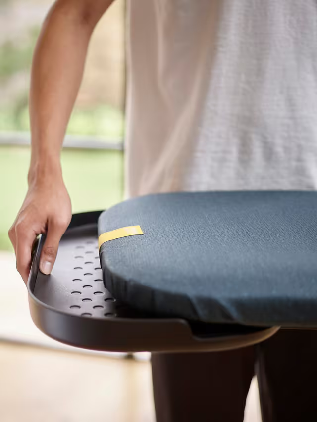 Joseph Joseph Glide Max Plus Ironing Board, Black/Blue, L135 x W45cm
