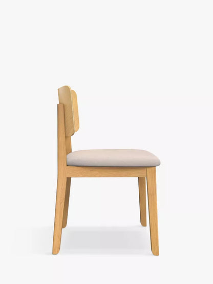 John Lewis ANYDAY Fern Dining Chairs, Set of 2, Oak