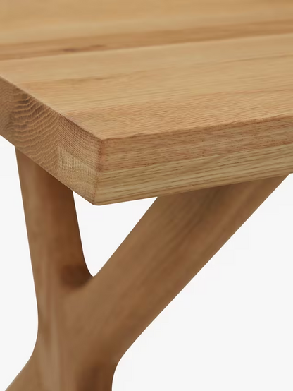 John Lewis Milton Fixed Dining Table, Oak