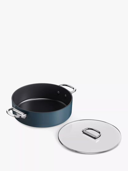 Joseph Joseph Space Folding Handle Aluminium Non-Stick Shallow Casserole & Lid,