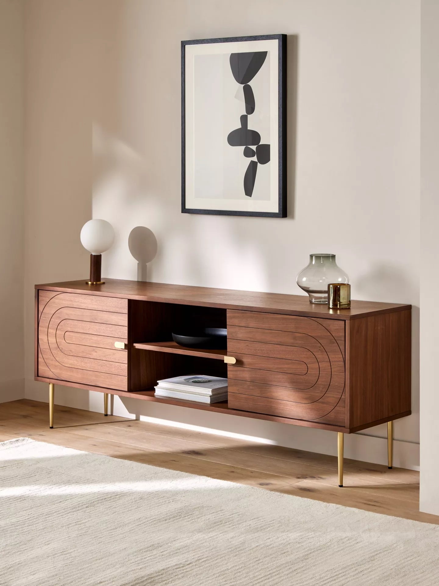 John Lewis Harvard Media Unit, Walnut