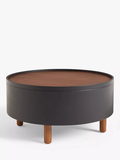 DRUM COFFEE TBL BLACK