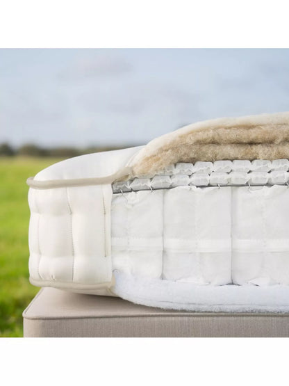 John Lewis British Natural Collection Wool 5750 Zip Link Mattress, Firmer Tension, King Size