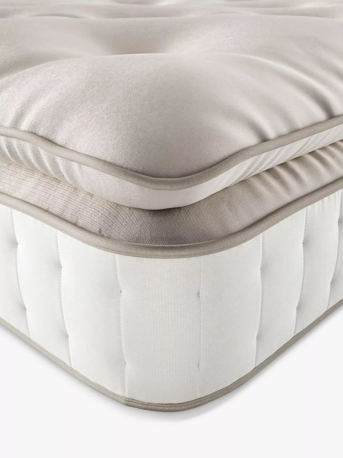 John Lewis British Natural Collection Herdwick Pillowtop 4250, King Size, Regular Tension Pocket Spring Mattress sleep trial