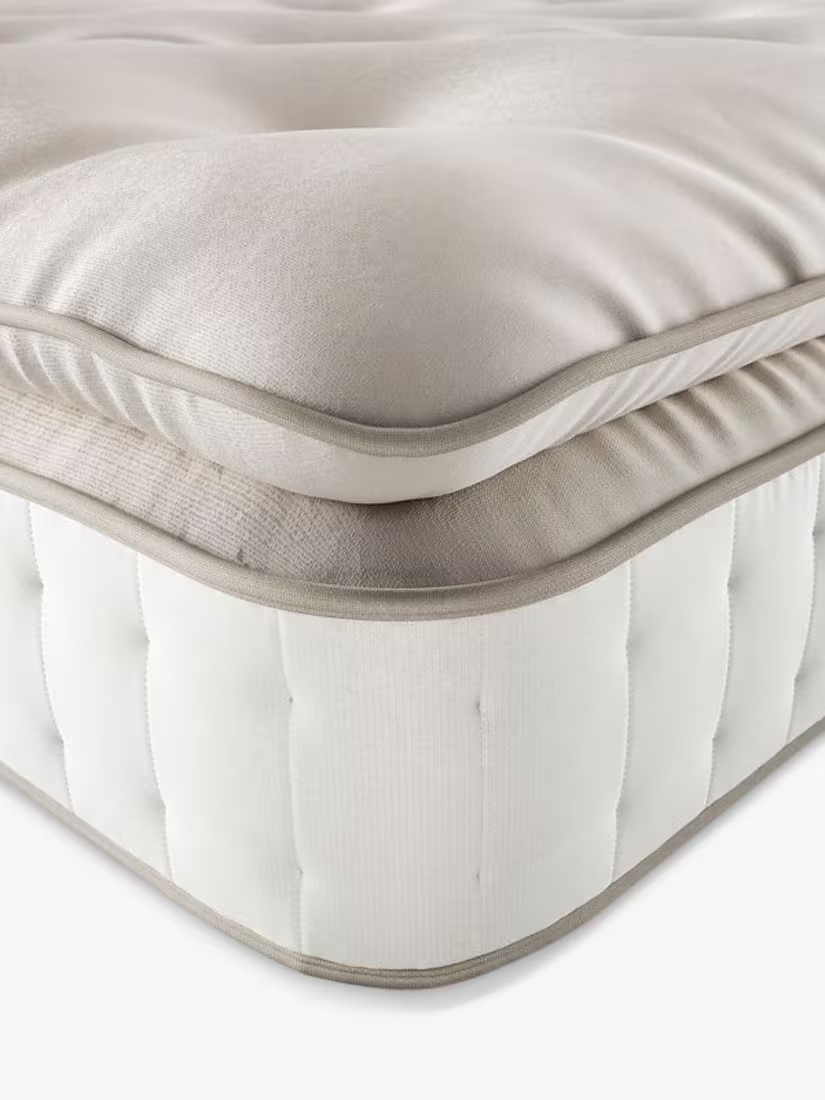 John Lewis Mattress British Natural Herdwick Pillowtop 4250 King Size Regular Firmer Tension Pocket Spring