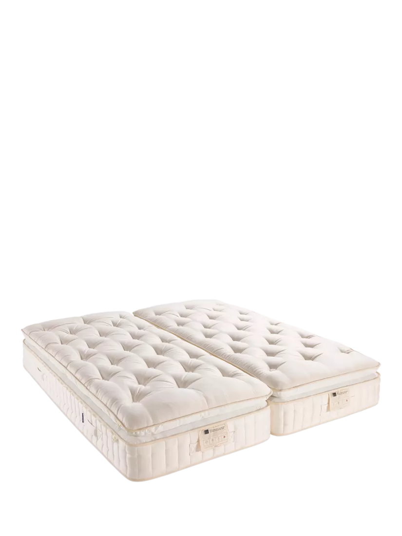 John Lewis British Natural Collection Cotswold Pillowtop 10250 Zip Link Mattress Regular Tension Super King Size