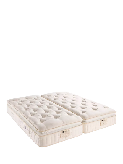 John Lewis British Natural Collection Cotswold Pillowtop 10250 Zip Link Mattress Regular Tension Super King Size
