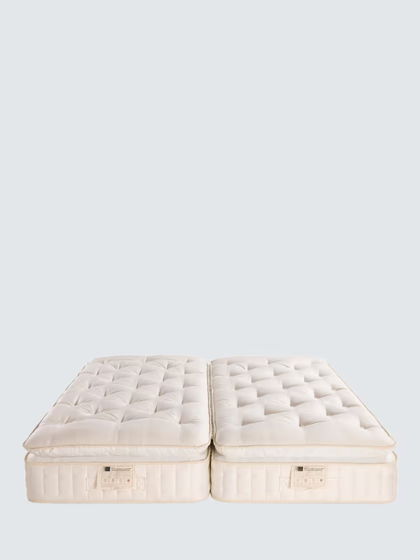 John Lewis British Natural Collection Cotswold Pillowtop 10250 Zip Link Mattress Regular Tension Super King Size