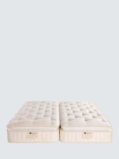 John Lewis British Natural Collection Cotswold Pillowtop 10250 Zip Link Mattress Regular Tension Super King Size