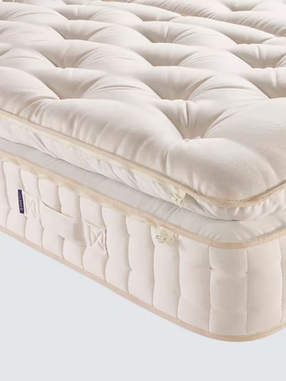 John Lewis British Natural Collection Cotswold Pillowtop 10250 Zip Link Mattress Regular Tension Super King Size