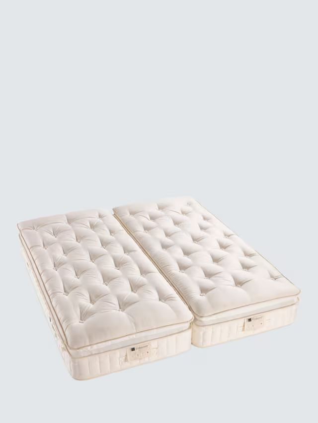 John Lewis British Natural Collection Cotswold Pillowtop 10250 Zip Link Mattress Regular Tension Super King Size