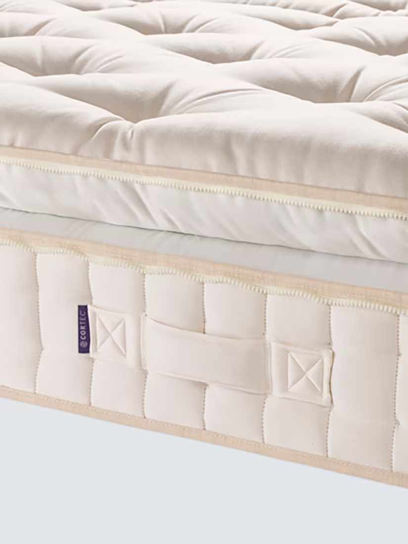 John Lewis British Natural Collection Cotswold Pillowtop 10250 Zip Link Mattress Regular Tension Super King Size