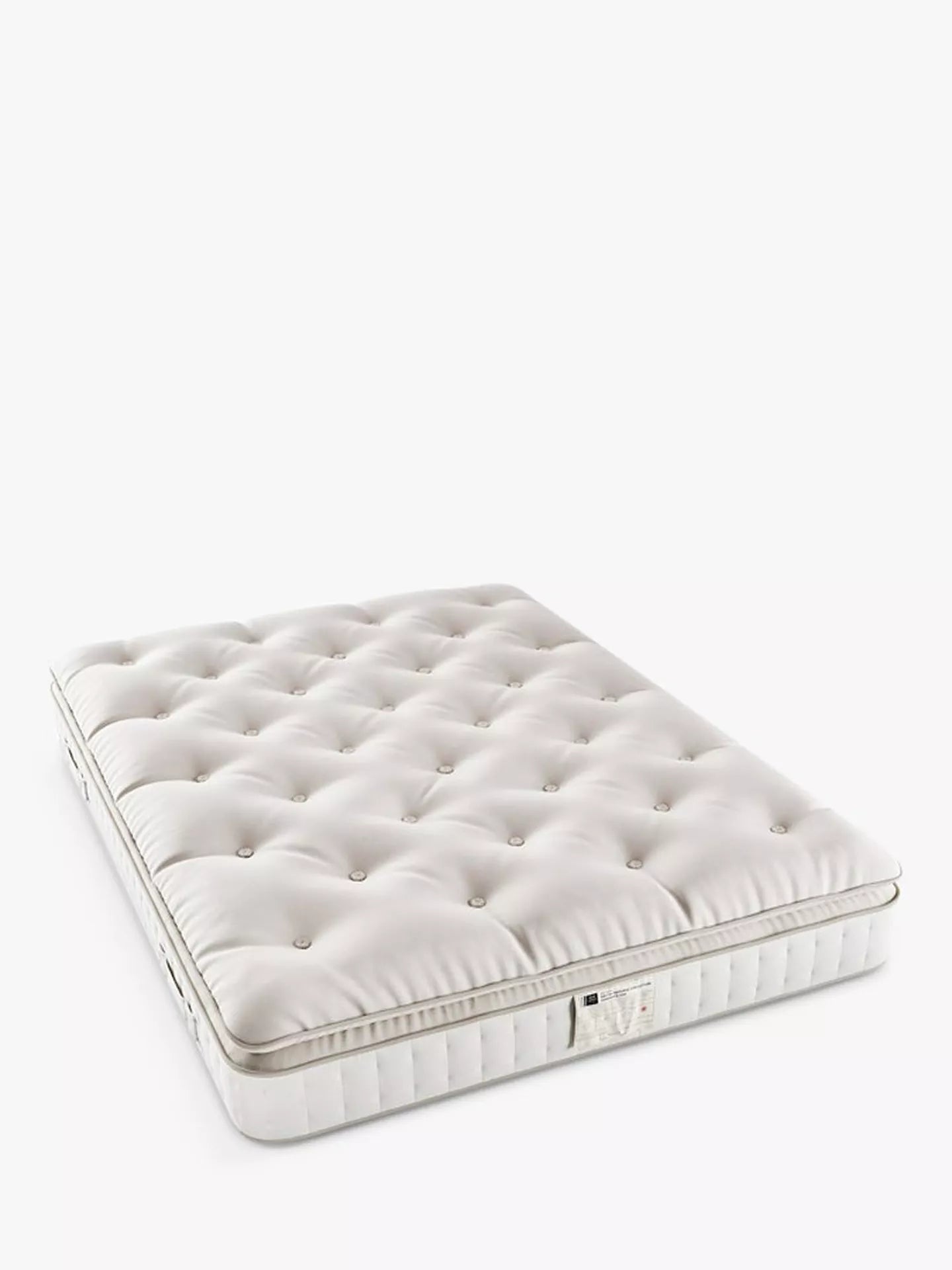 John Lewis Double Mattress British Natural Collection Herdwick Pillowtop 4250, Firmer Tension Pocket Spring