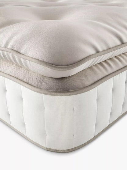 John Lewis Double Mattress British Natural Collection Herdwick Pillowtop 4250, Firmer Tension Pocket Spring