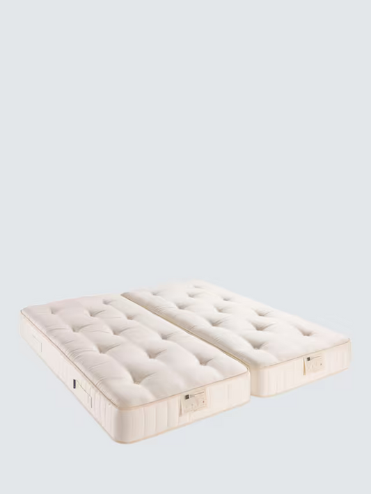 John Lewis British Natural Collection Hemp 2750 Zip Link Regular Tension Super King Size