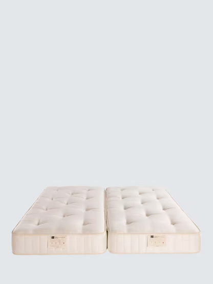 John Lewis British Natural Collection Linen 3250 Zip Link, Firmer Tension, Super King Size